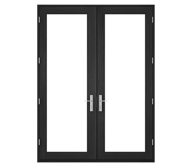 Pella Reserve Contemporary Wood Hinged Patio Door in San Jose